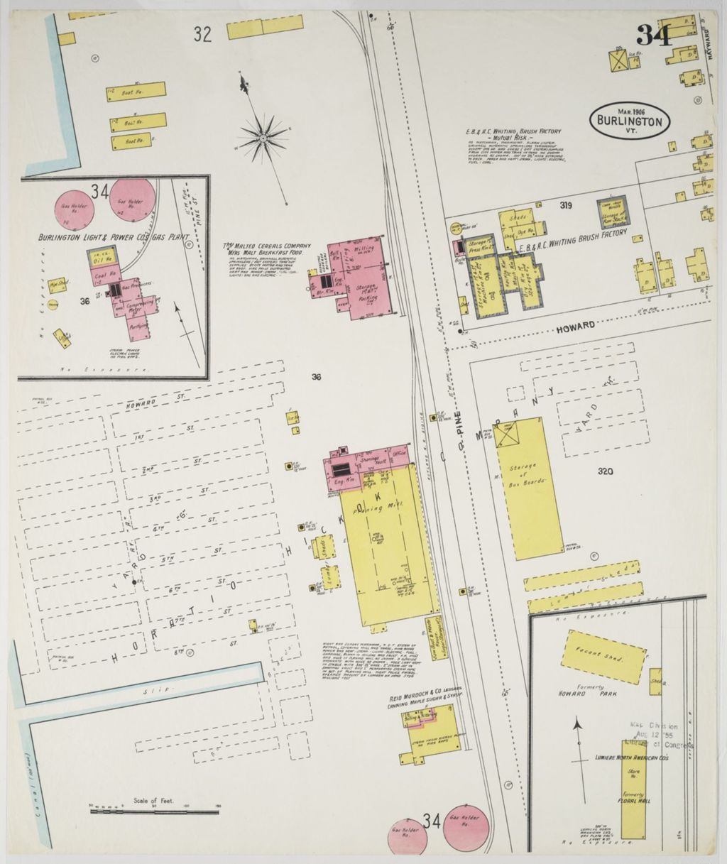 Miniature of Burlington 1906, sheet 34