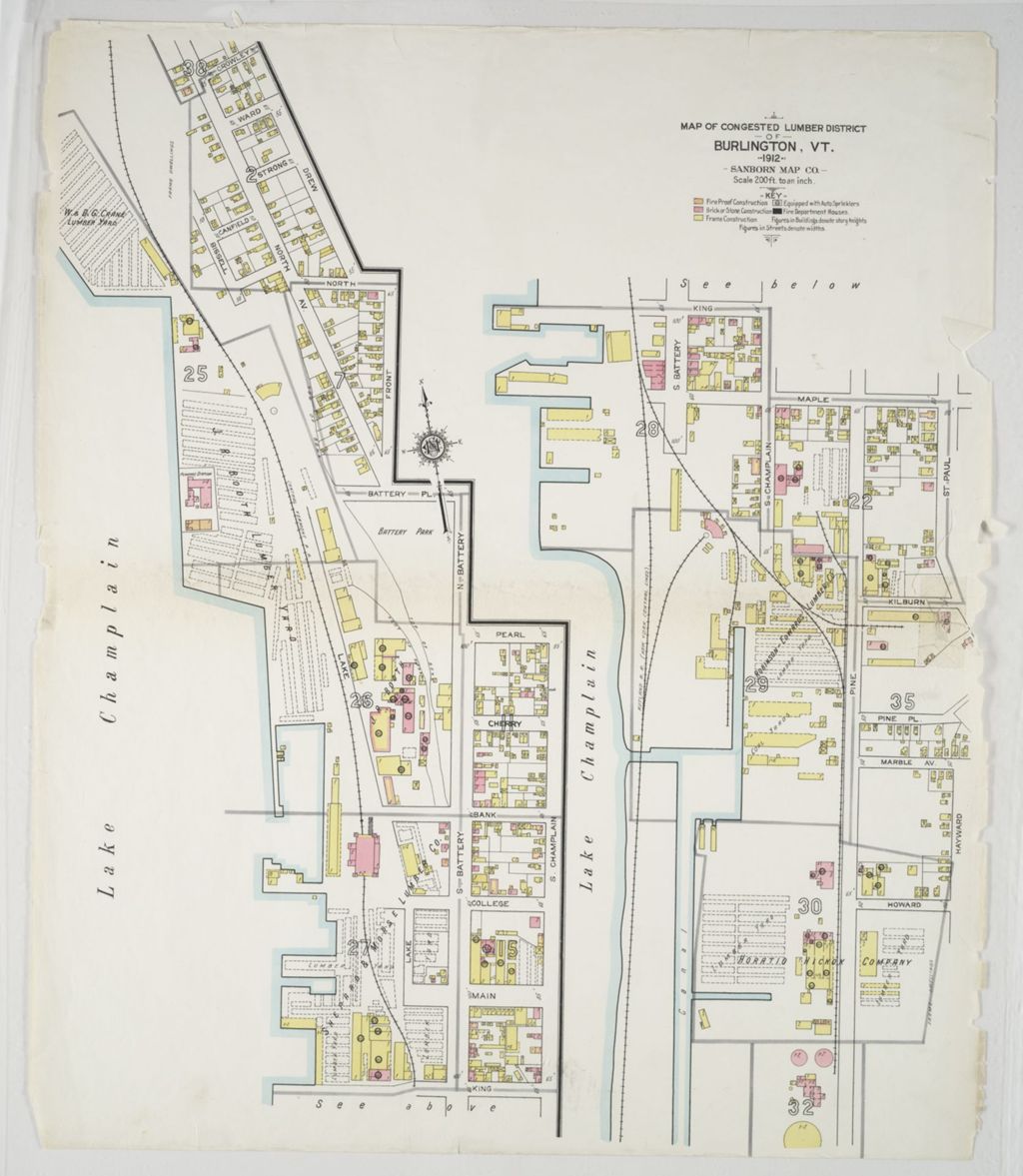 Miniature of Burlington 1912, lumber yards detail