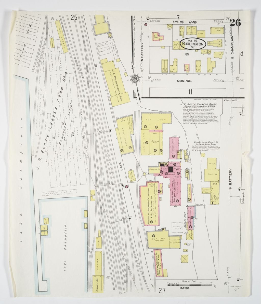 Miniature of Burlington 1912, sheet 26