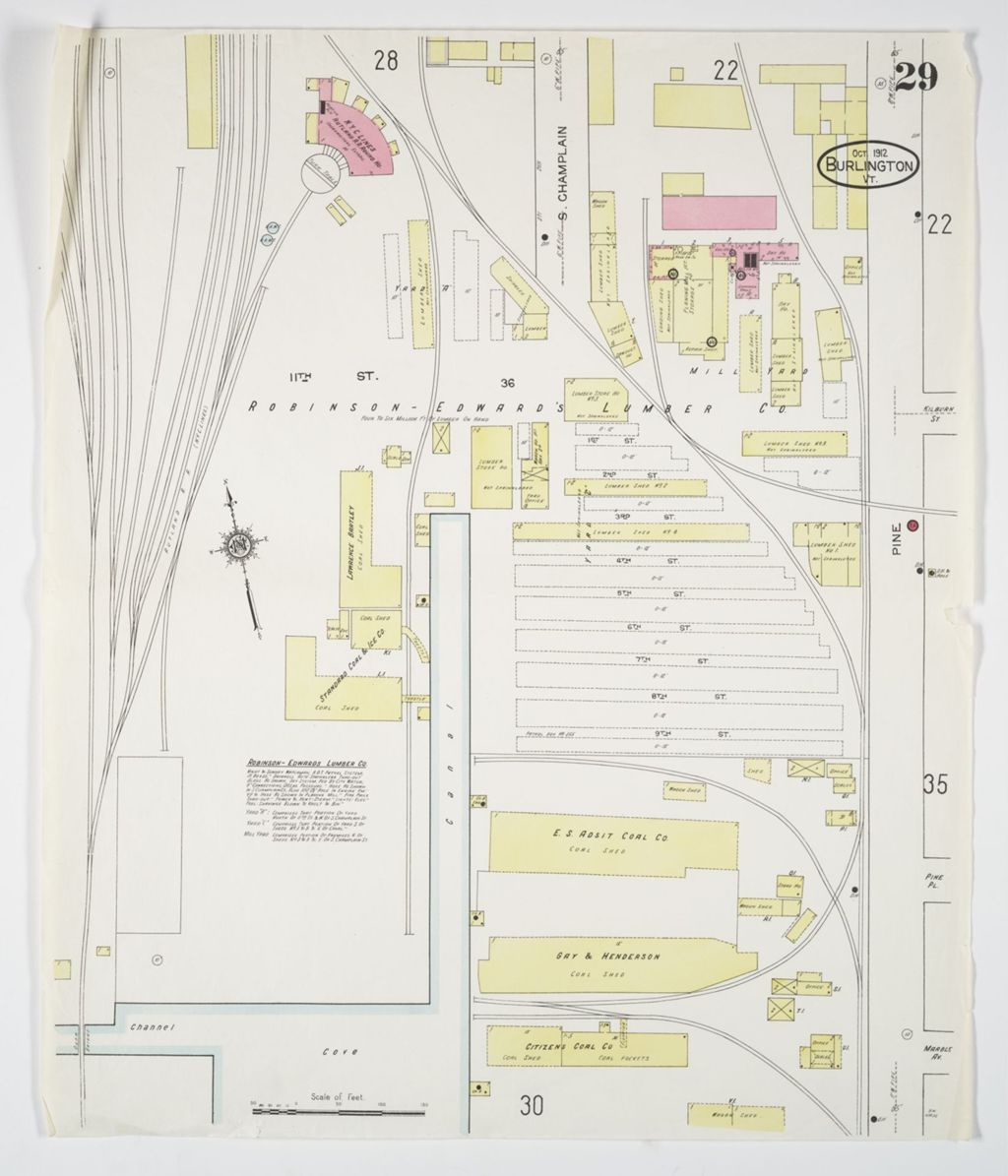 Miniature of Burlington 1912, sheet 29