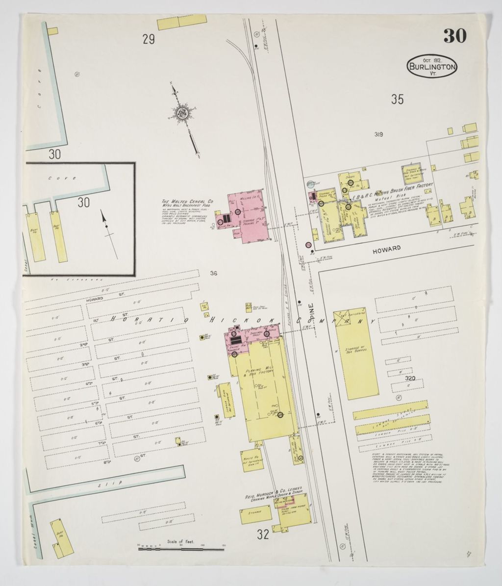 Miniature of Burlington 1912, sheet 30