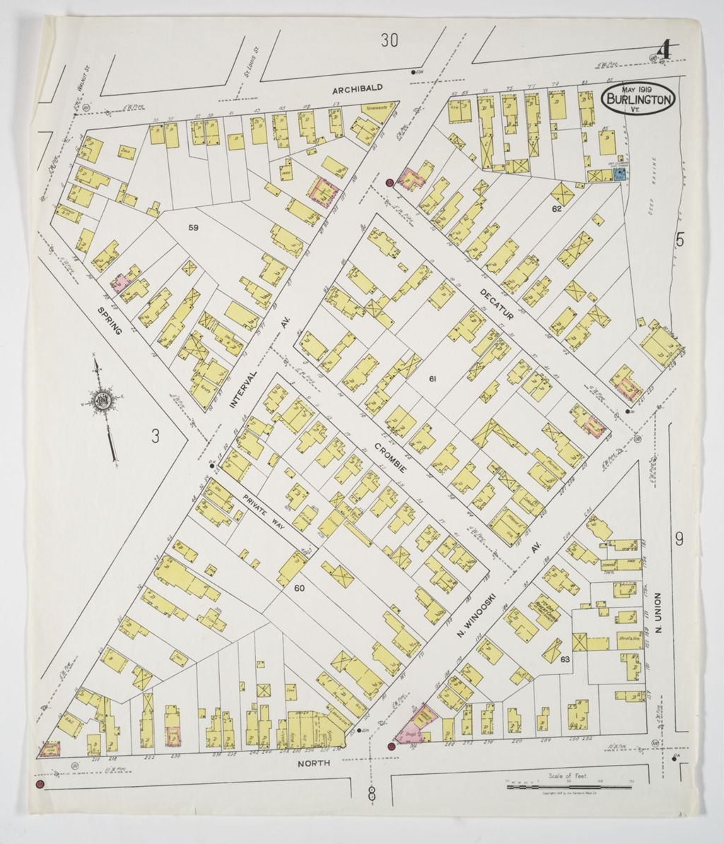 Miniature of Burlington 1919, sheet 04