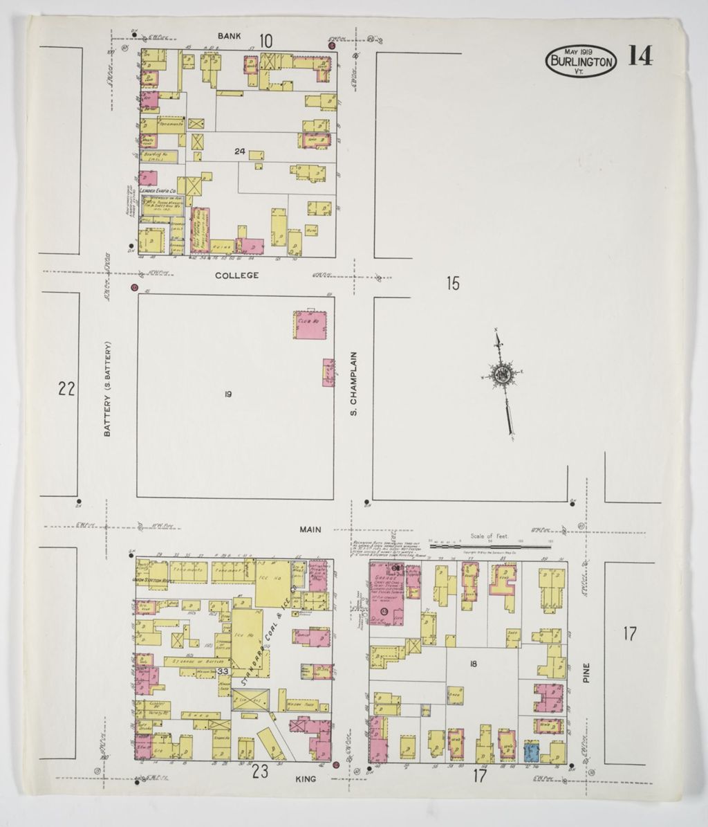 Miniature of Burlington 1919, sheet 14