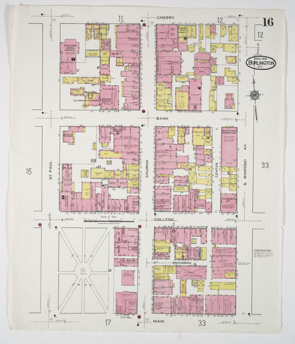 Miniature of Burlington 1919, sheet 16