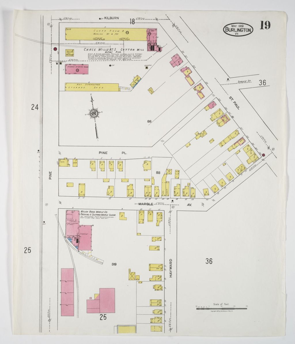 Miniature of Burlington 1919, sheet 19