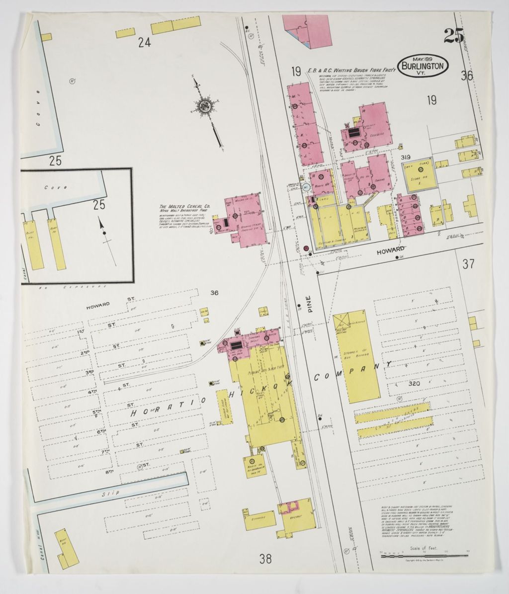 Miniature of Burlington 1919, sheet 25