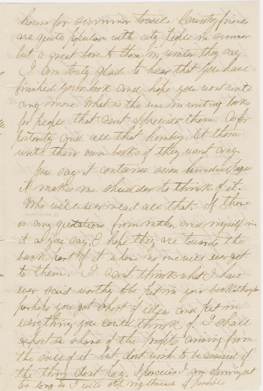 Miniature of Letter from ALBERT G. PEIRCE to GEORGE PERKINS MARSH, dated July 29, 1863.