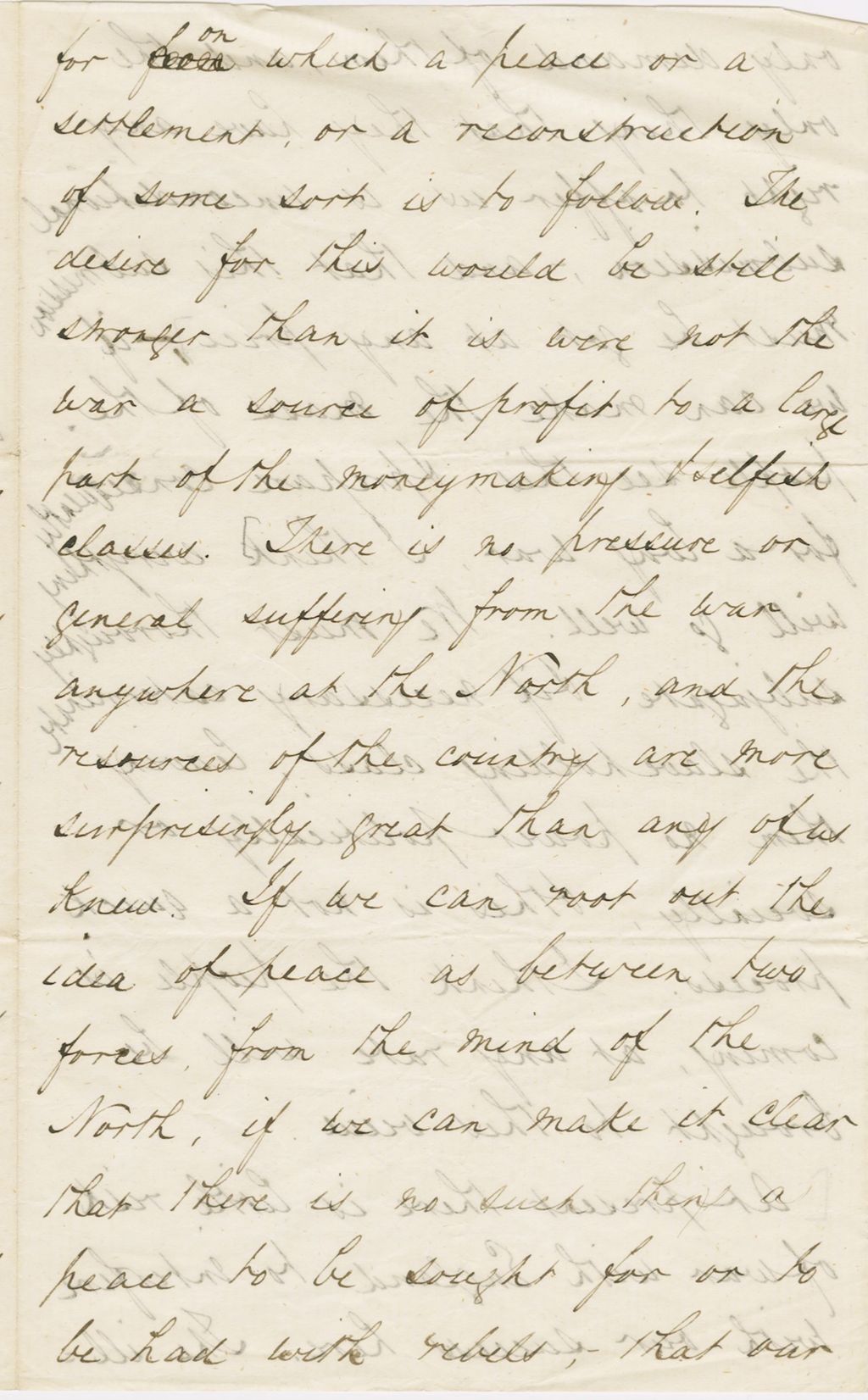 Miniature of Letter from CHARLES ELIOT NORTON to GEORGE PERKINS MARSH, dated May 9, 1863.