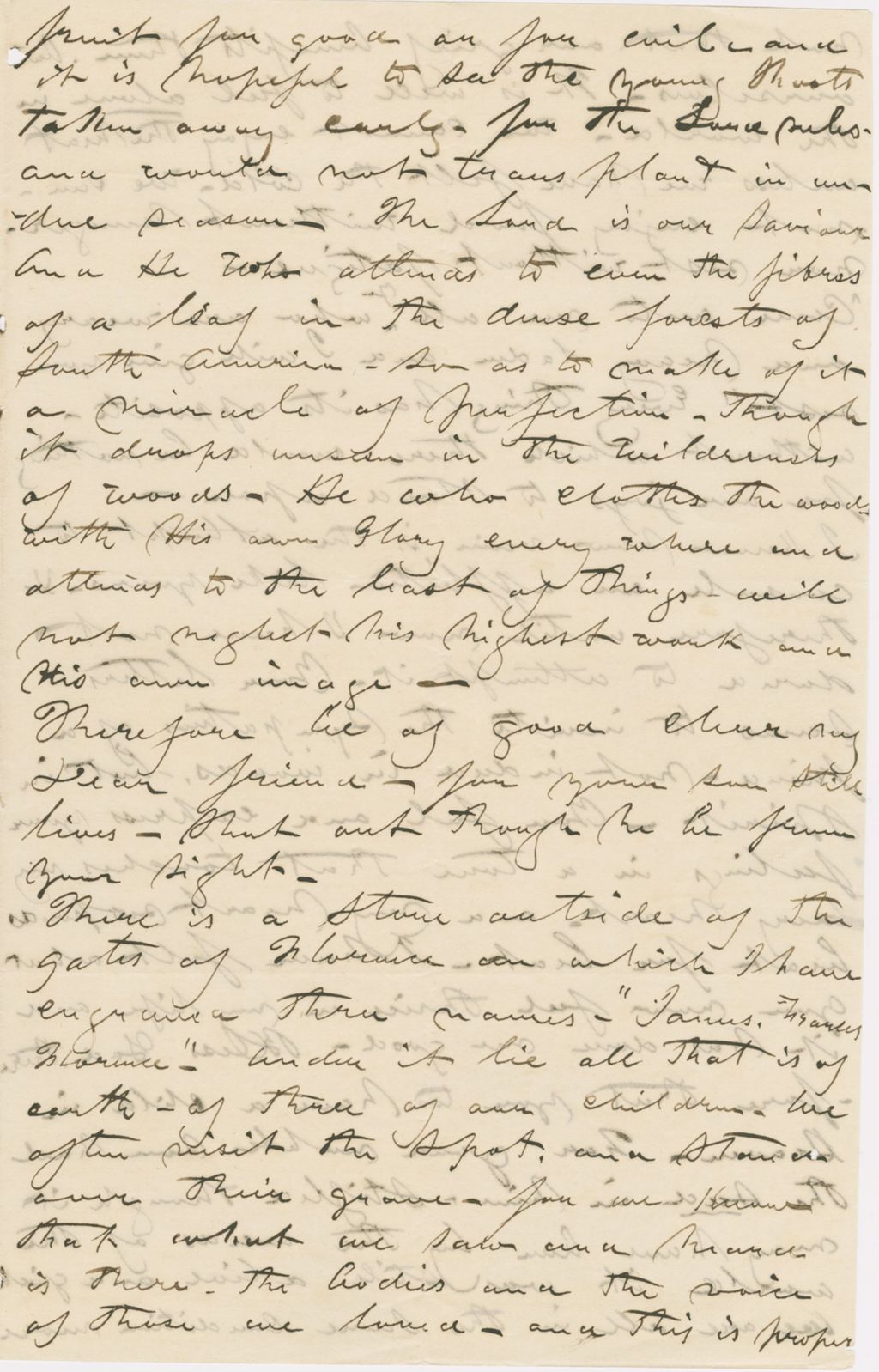 Miniature of Letter from HIRAM POWERS to GEORGE PERKINS MARSH, dated May 6, 1865.