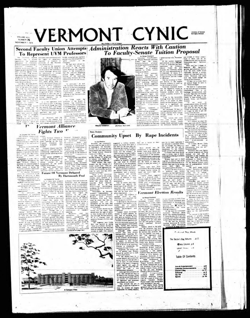 Miniature of Vermont Cynic, 1974, November-December