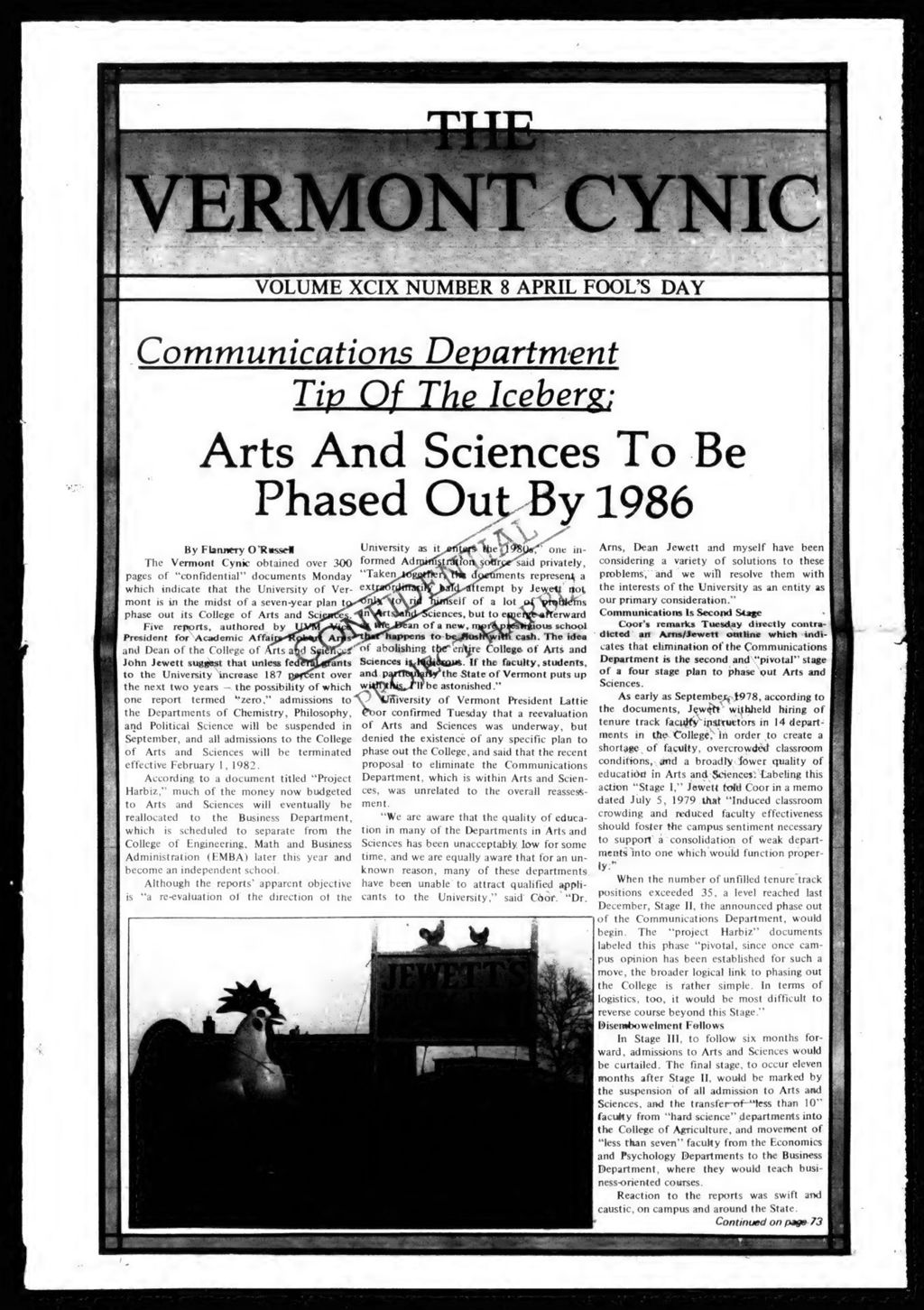 Miniature of Vermont Cynic, 1981, April