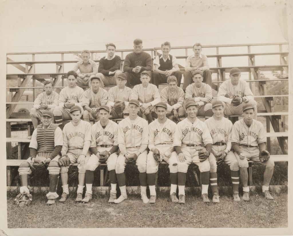 Miniature of Burlington High School Baseball Team