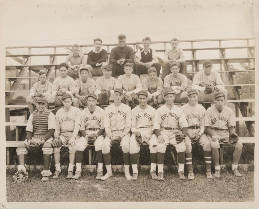 Miniature of Burlington High School Baseball Team