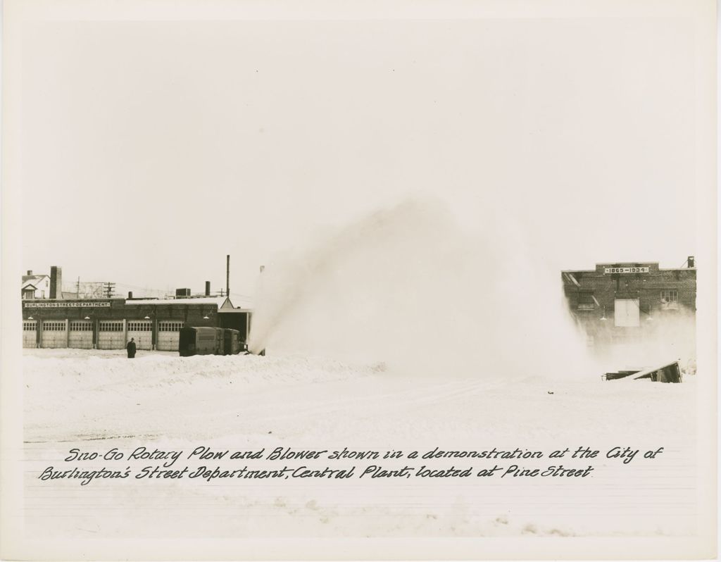 Miniature of Burlington Street Department Buildings - Equipment