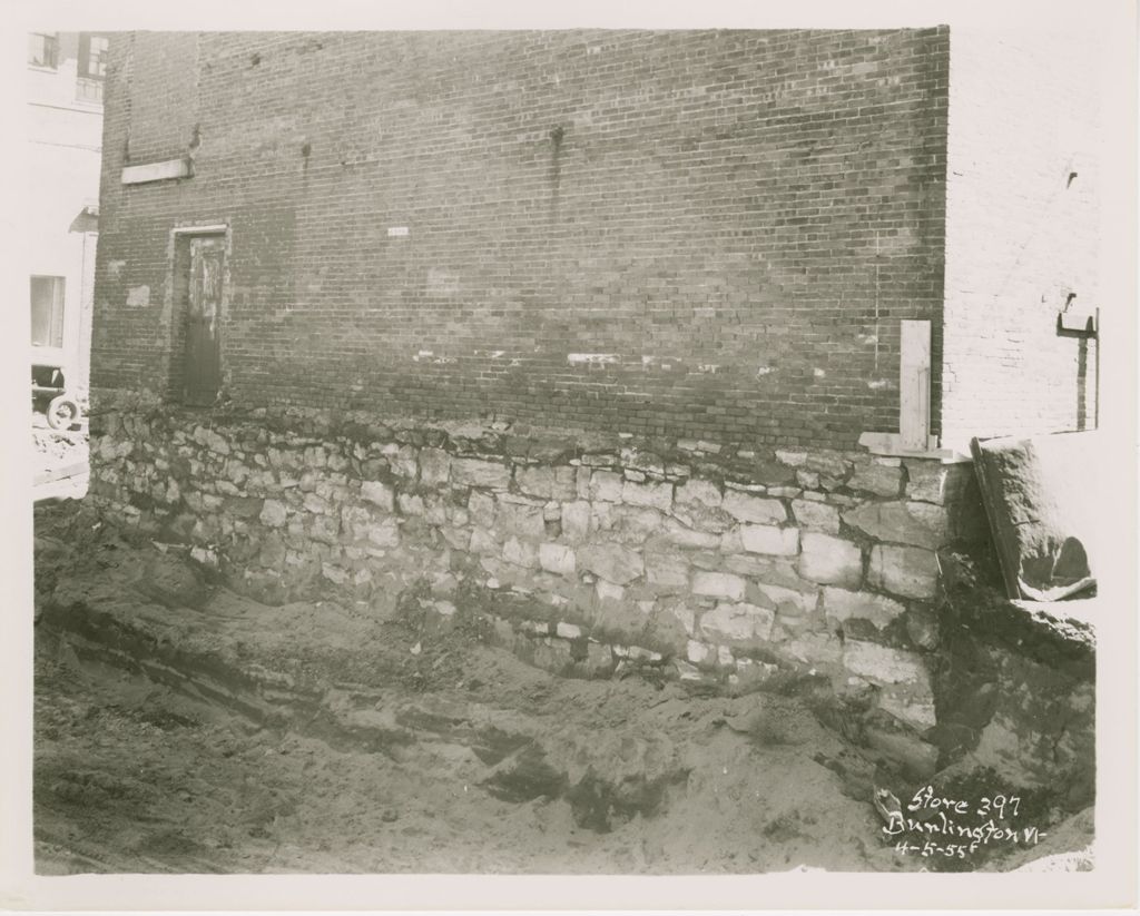 Miniature of Kresge's (Burlington Store) - exteriors, excavation, construction