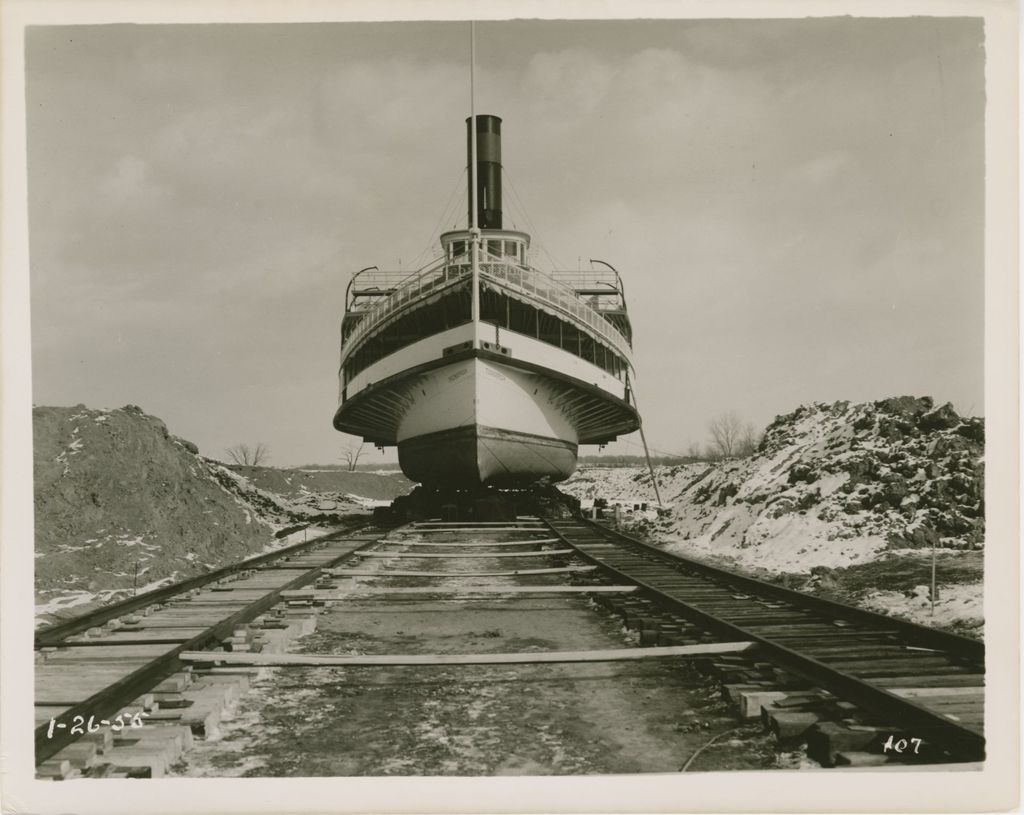 Miniature of Ticonderoga - Move to Shelburne Museum