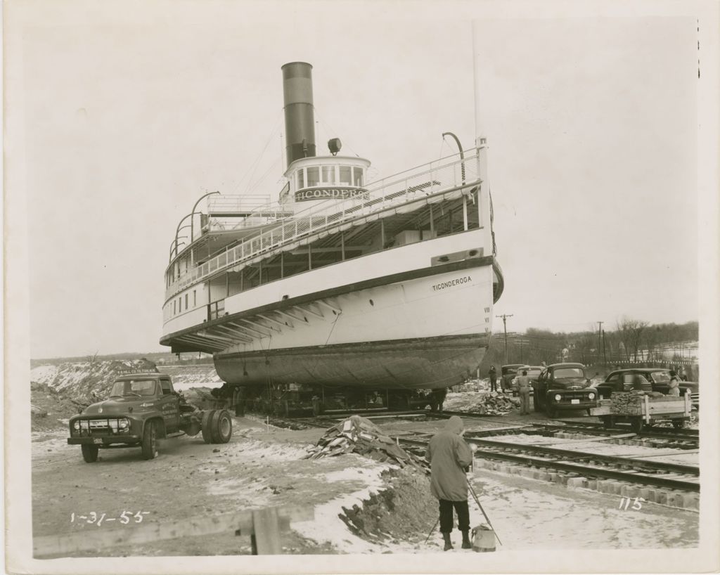 Miniature of Ticonderoga - Move to Shelburne Museum