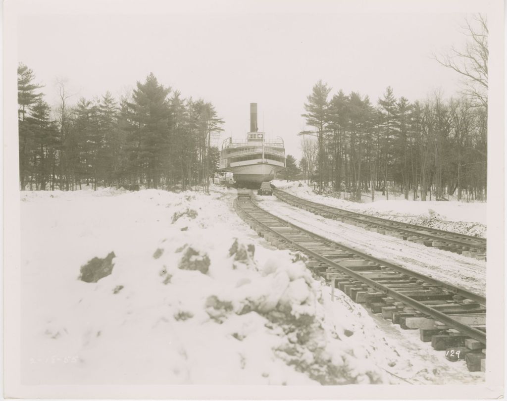 Miniature of Ticonderoga - Move to Shelburne Museum