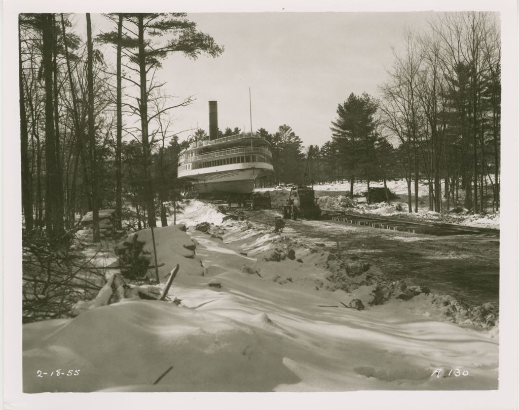 Miniature of Ticonderoga - Move to Shelburne Museum