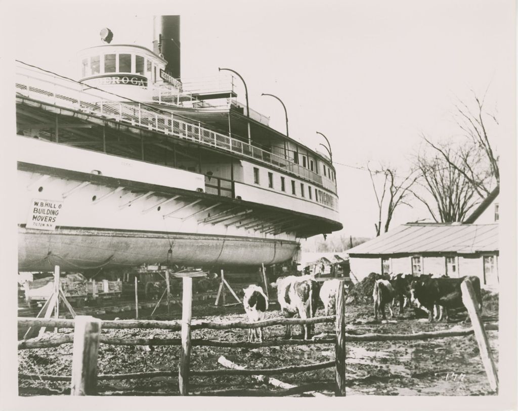 Miniature of Ticonderoga - Move to Shelburne Museum