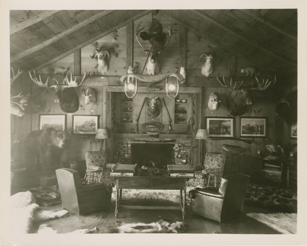 Miniature of Webb Estate - Trophy Room (Shelburne, VT) later in Shelburne Museum