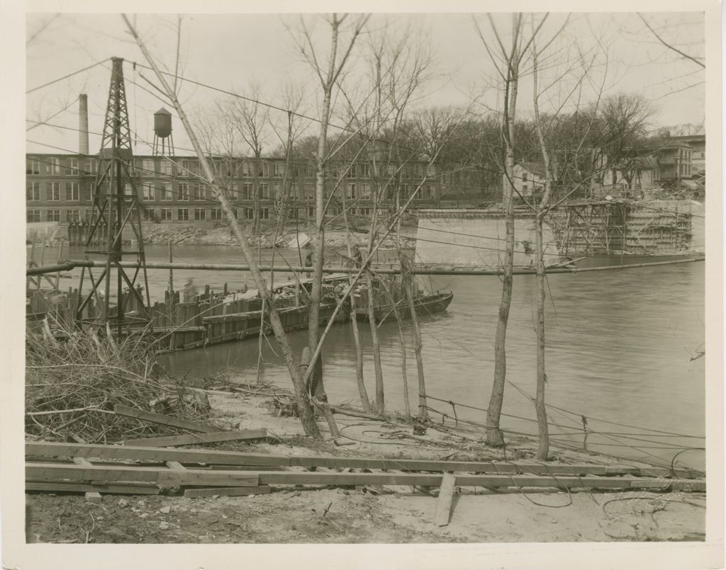 Miniature of Winooski Bridge Construction