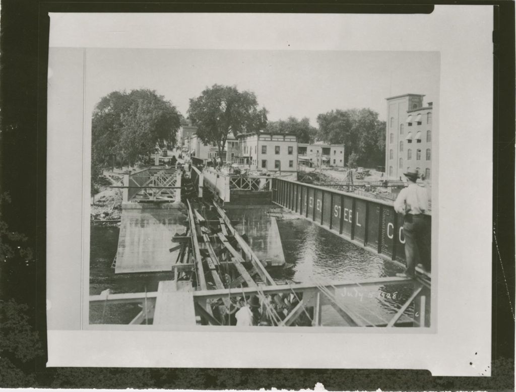 Miniature of Winooski Bridge Construction (4X5's)