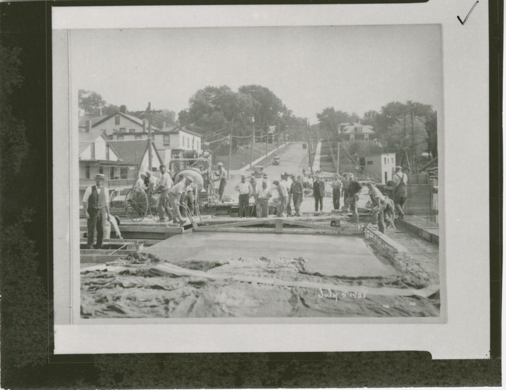 Miniature of Winooski Bridge Construction (4X5's)