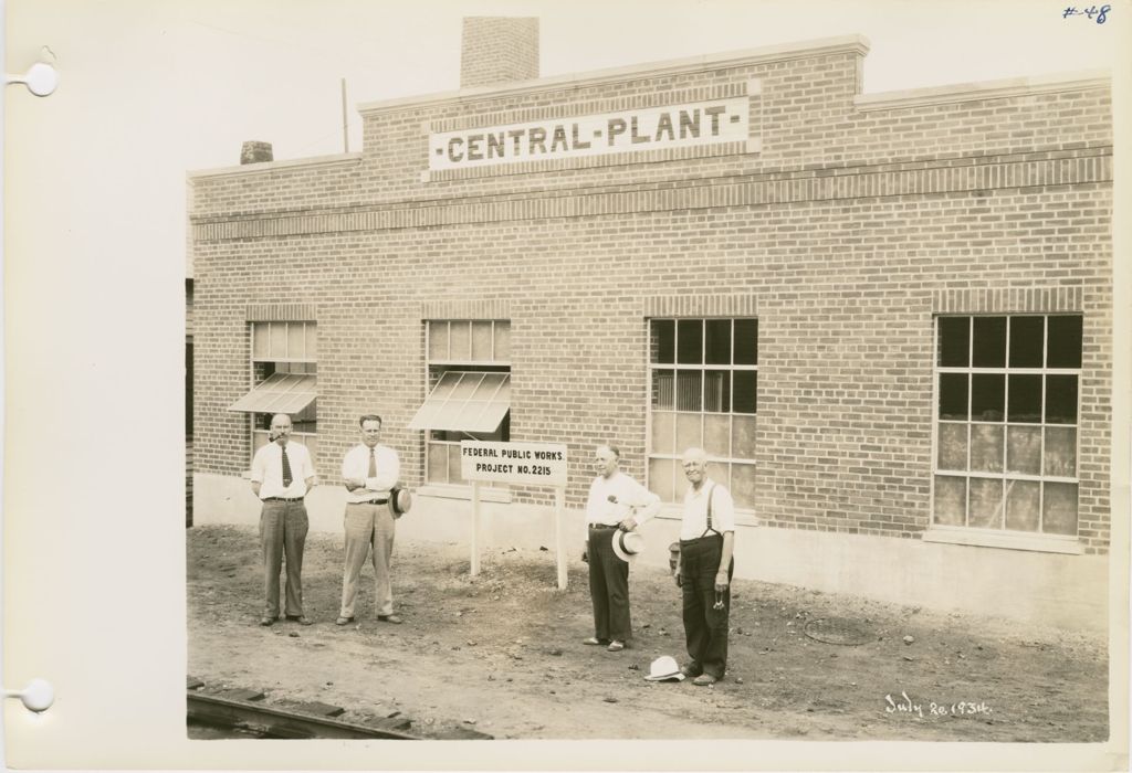 Miniature of Burlington Street Department Buildings (Pine Street)