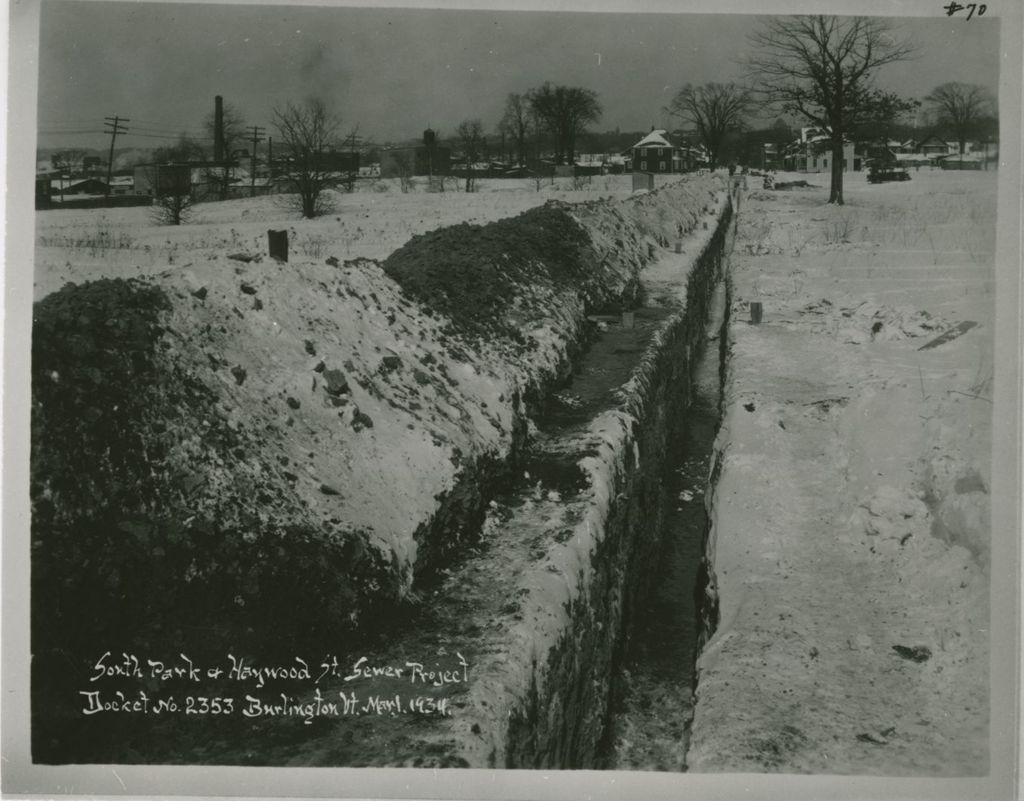 Miniature of Burlington Streets: Hayward St. & Hayward St. Sewer