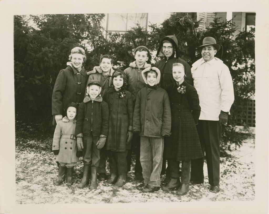 Miniature of Portraits, families, unidentified