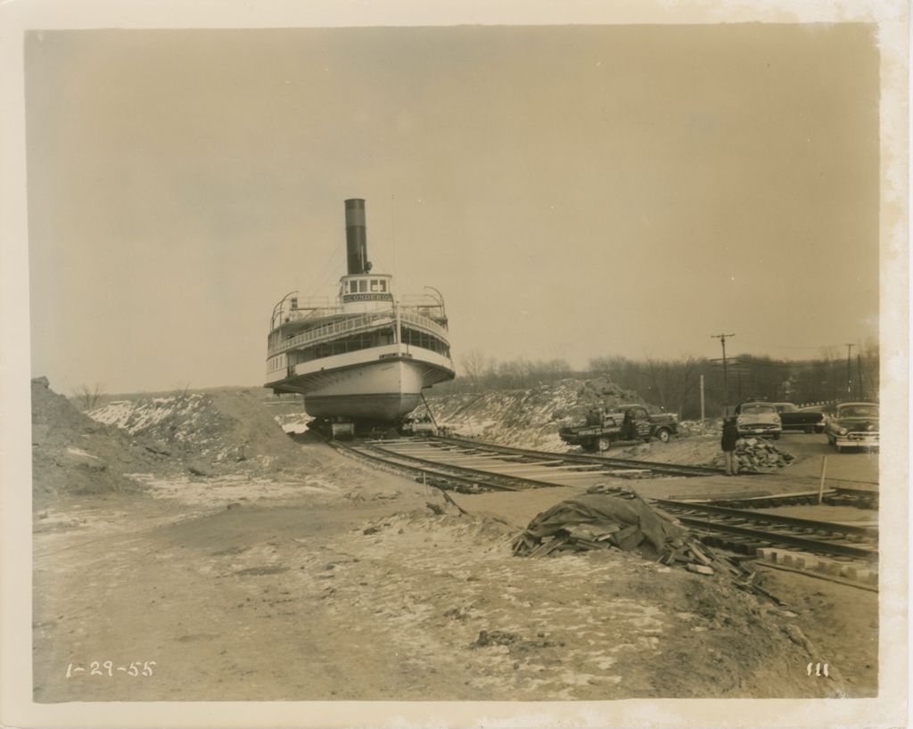 Miniature of Ticonderoga - Move to Shelburne Museum