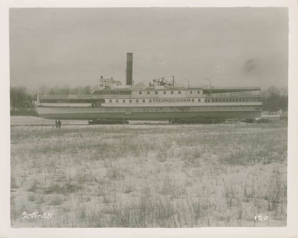 Miniature of Ticonderoga - Move to Shelburne Museum