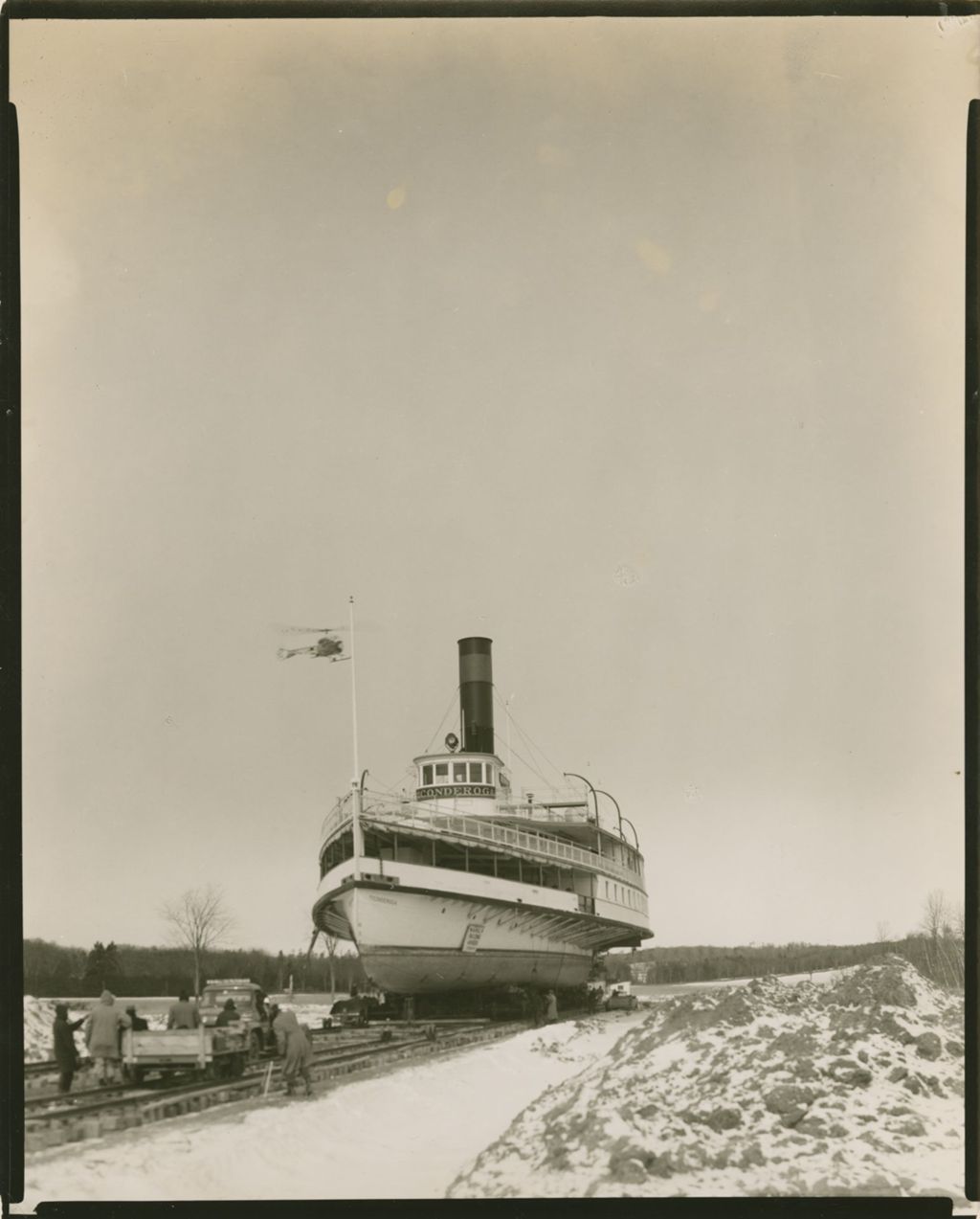 Miniature of Ticonderoga - Move to Shelburne Museum