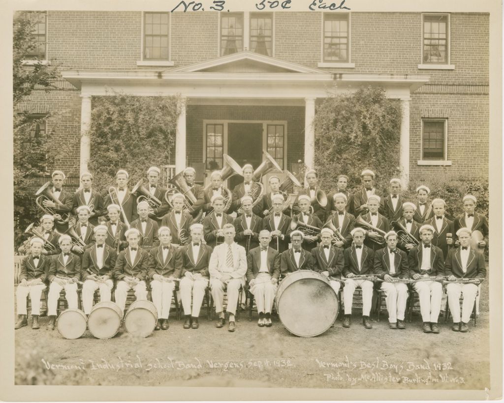 Miniature of Vermont Industrial School Band [Vergennes]