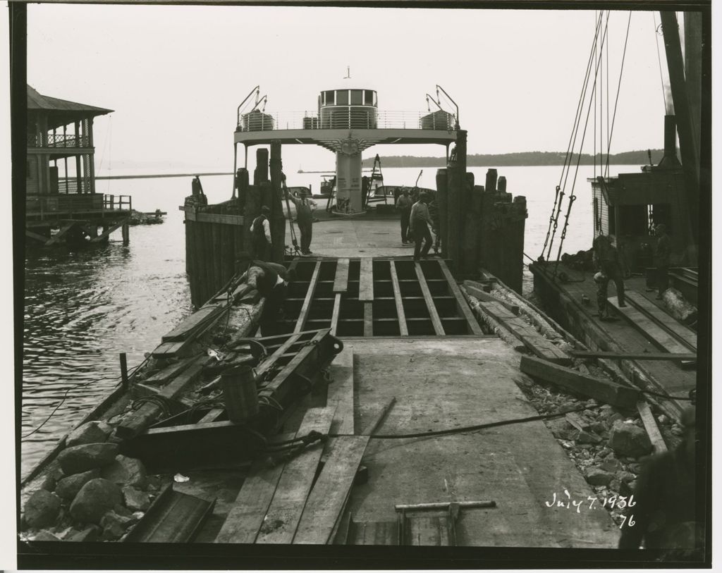 Miniature of Champlain Transportation Co. - Ferry Construction