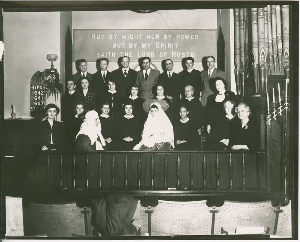 Miniature of Church Groups - Unidentified