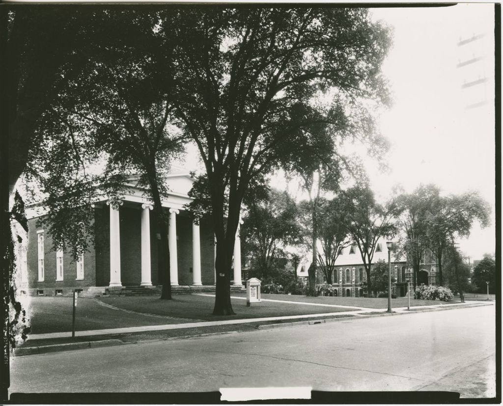 Miniature of First Congregational and United Methodist Churches