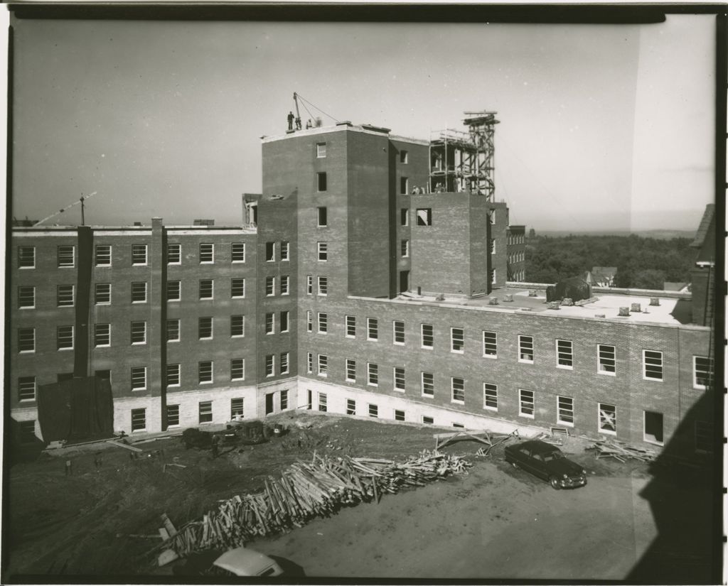 Miniature of Mary Fletcher Hospital - Construction