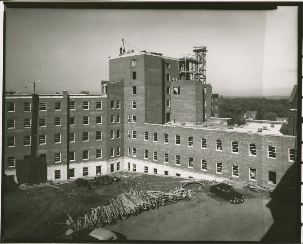 Miniature of Mary Fletcher Hospital - Construction