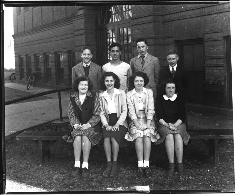 Miniature of School Groups - Unidentified