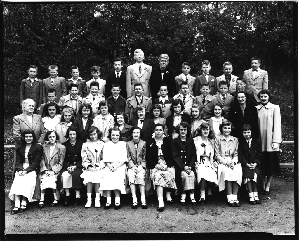 Miniature of School Groups - Unidentified