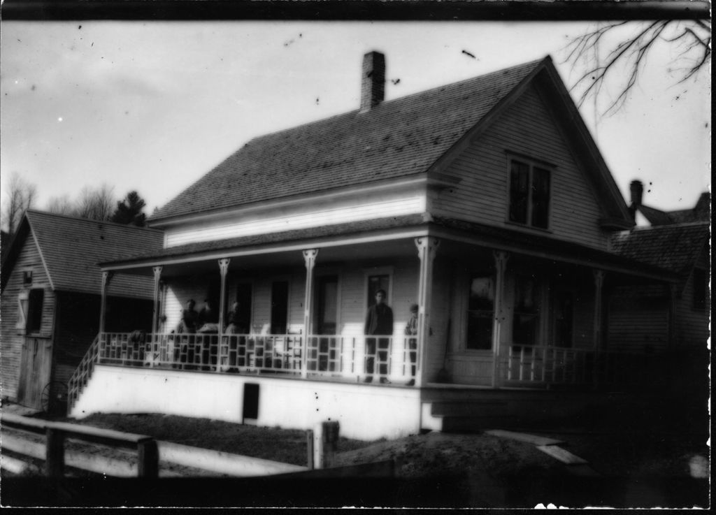 Miniature of House with family on porch