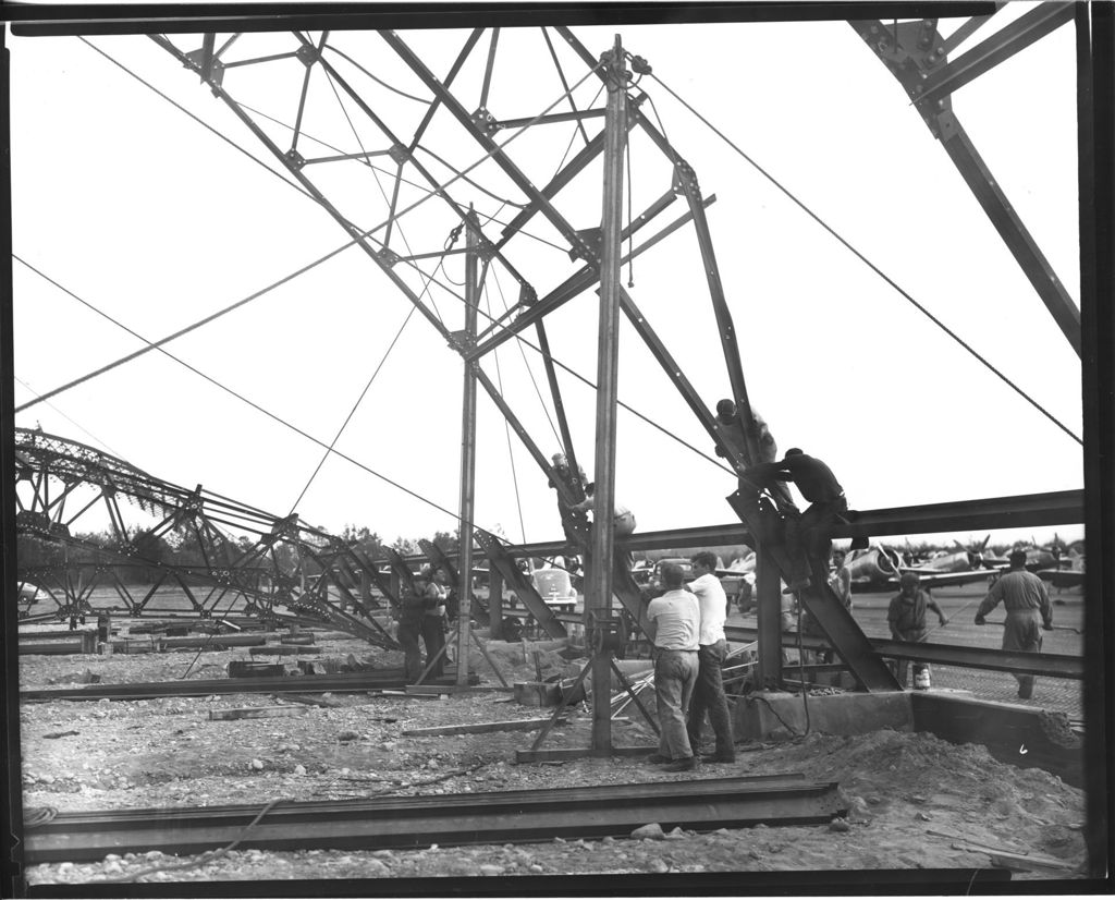 Miniature of Vermont National Guard Hangar - Construction (Burlington Morrissey)