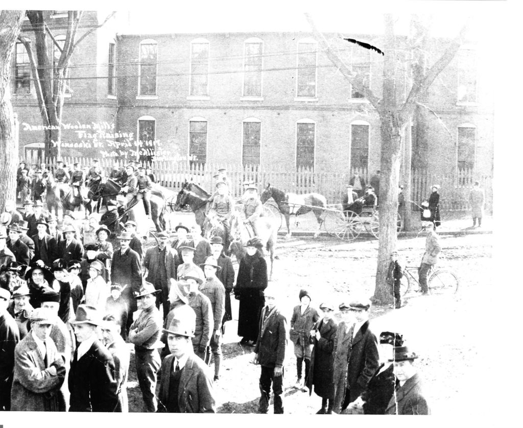 Miniature of Winooski, VT - American Woolen Mills Flag Raising