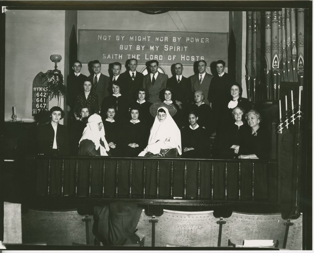 Miniature of Church Groups - Unidentified