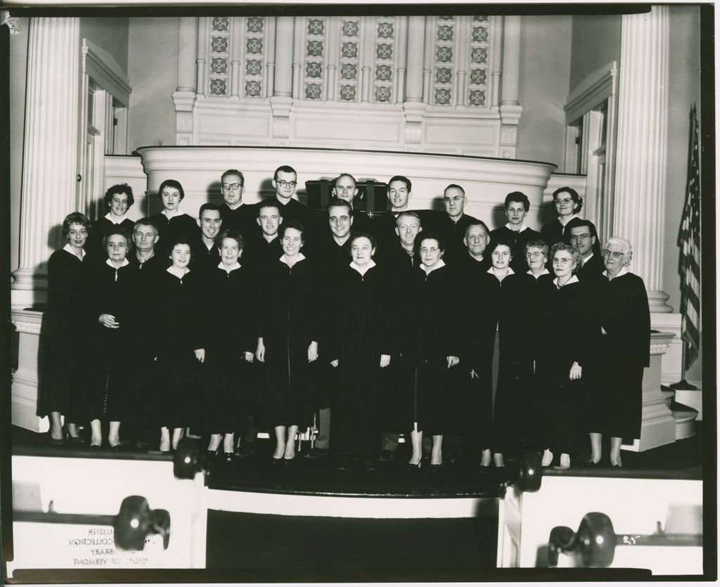 Miniature of Congregational Church - Choirs