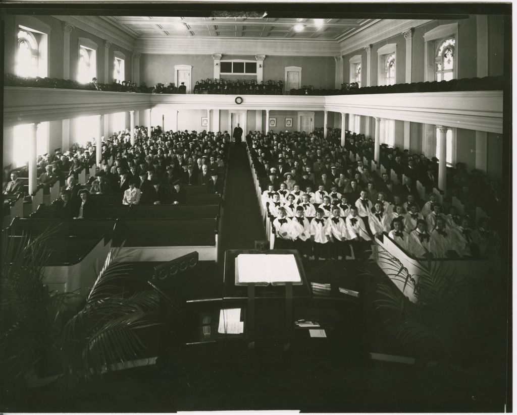 Miniature of First Congregational Church - Services