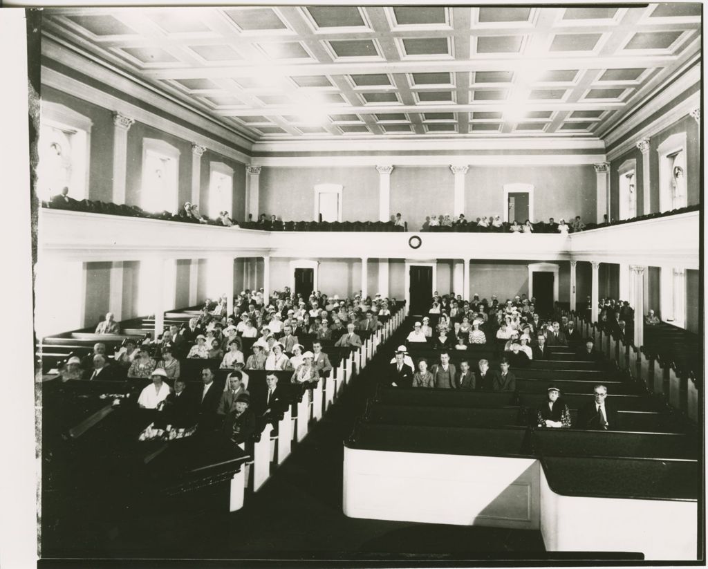 Miniature of First Congregational Church - Services