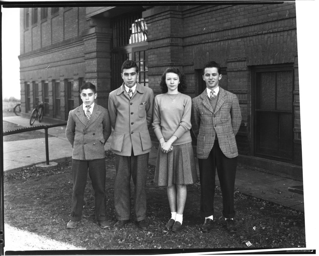 Miniature of School Groups - Unidentified